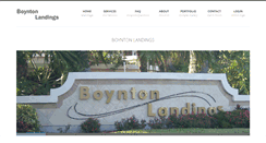 Desktop Screenshot of boyntonlandings.com