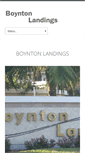 Mobile Screenshot of boyntonlandings.com